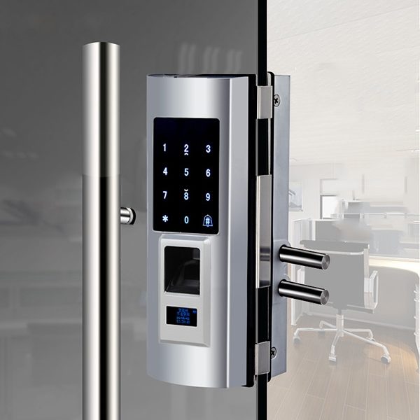 Khóa điện tử cửa kính cấu tạo và tính năng vượt trội