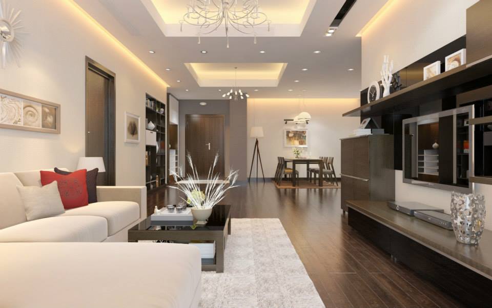 30+ Mẫu thiết kế nội thất phòng khách biệt thự đẹp, sang trọng 2024