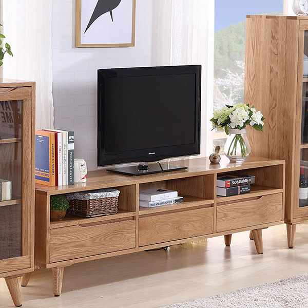 Mẫu kệ tivi hiện đại bằng gỗ đơn giản mà đẹp cho phòng khách