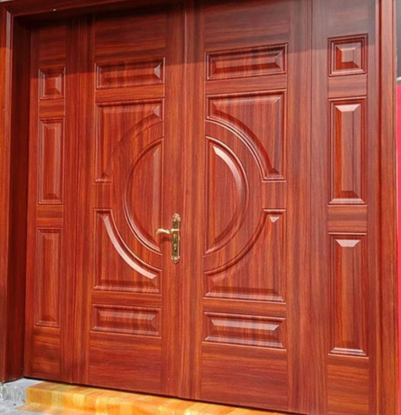 Báo giá cửa thép vân gỗ giá rẻ chính hãng tại Hà Nội