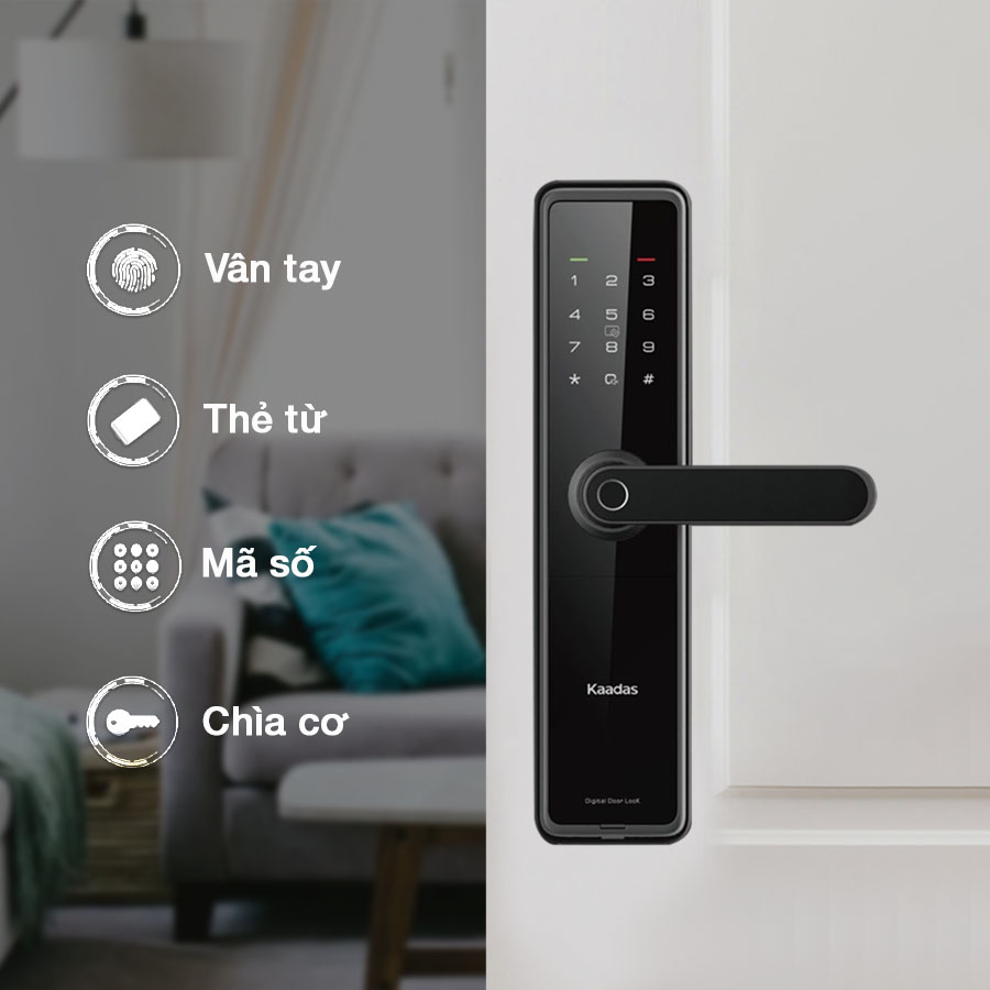  So sánh khóa cửa điện tử Kaadas L7 và Kaadas L8 có gì nổi bật ?
